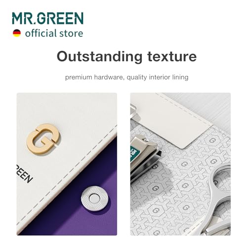 Colorful Manicure Set Practical Pedicure Kits Nail Clippers Personal Care Tools Facial Hair Scissors with Fashion Case