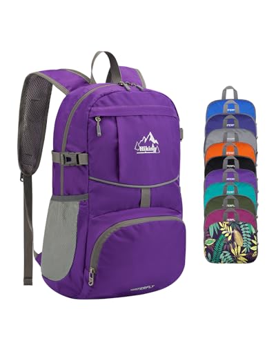 Small Lightweight Packable Hiking Backpack Foldable Travel Daypack