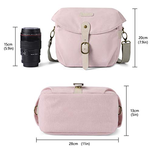 Camera Bag SLR DSLR Canvas Crossbody Camera Case