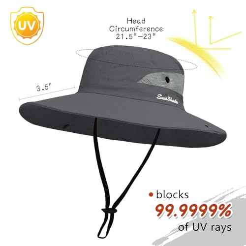 Women's Ponytail Safari Sun Hat
