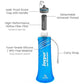 Collapsible Water Filter Bottle with 0.01 Micron Filtration (2 Count)