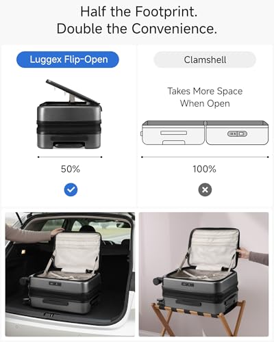 Top Opening Expandable Carry On Suitcase