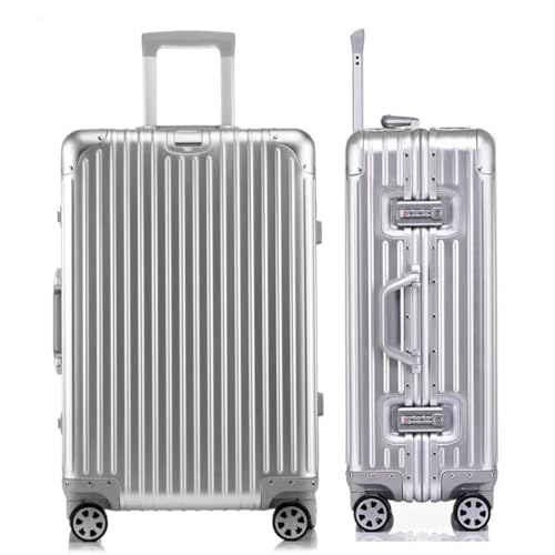 28 Inch All Aluminum Checked in Luggage with Wheels