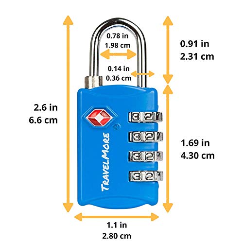 Luggage Locks TSA Approved (3 Count)