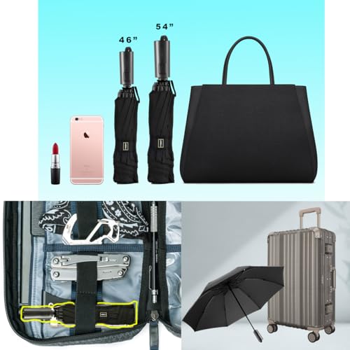 Compact Travel Umbrella Windproof Auto Open Close
