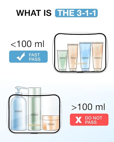 Clear Toiletry Bag 2 (2 Count)