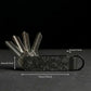 Metallic Aluminum Black Forge Carbon Fiber Key Organizer holder