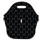 LunchTote Zippered Bag Insulated Neoprene Caddy (Mystical Meows / X-Large 6.5 Quart Lunch Tote)