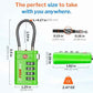 Open Alert TSA Approved Luggage Locks (4 Count)