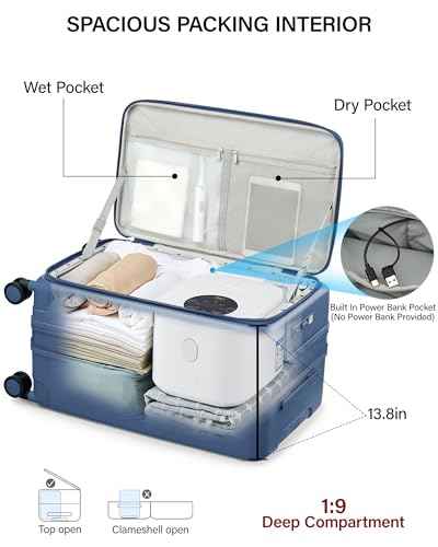 24 Inch Expandable Checked Luggage