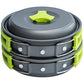 Camping Cookware Mess Kit for Backpacking Gear