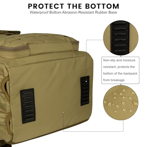 Fishing Backpack with Rod Holders 4 Tackle Boxes