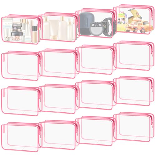 16 Piece Makeup Bags (16 Count)