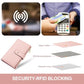 Womens Wallet RFID Blocking Leather Trifold Clutch Wallet Credit Card Holder Ladies Travel Wallet Purse with Passport