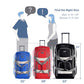 29 inch Jumbo Size 8 Pockets Wheeled Rolling Duffel Bag Water Resistant Luggage Lightweight Travel Suitcase with Retractable Handle