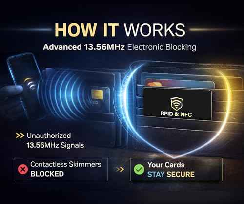 4 Pack RFID Blocking Card for Credit Debit ID Card (4 Count)