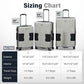 Patented Connecting Hard Shell 3 Piece Luggage Set (3 Count)