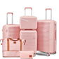 Luggage Sets 6 Piece Expandable Suitcase (6 Count)