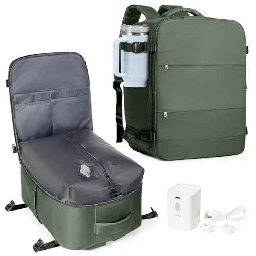 Vacuum Backpack Travel with Pump