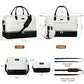 Weekender Bag for Women 21.5" Travel Duffel Large Carry On Bag 3PCS (3 Count)