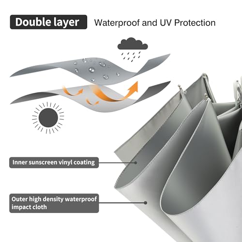 Sun Umbrella Blocking UV Protection Compact Auto Folding Parasol