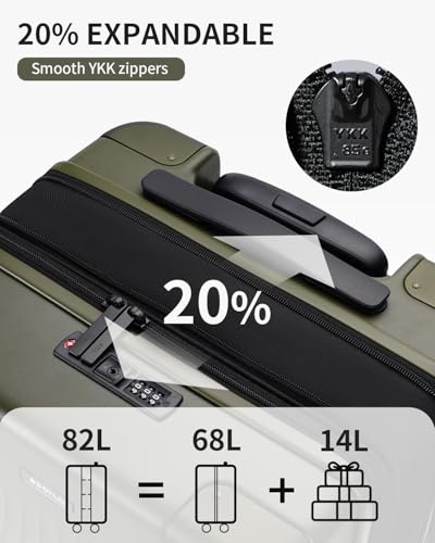 Hardside Expandable Carry On Luggage
