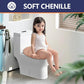 Microfiber Elongated Toilet Seat Cover 19.5"x 15" Machine Washable