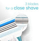 Smooth Women's Razor Handle + 6 Refills with Soft