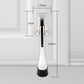 One Touch Kickdown Door Stopper, Door Holder, Heavy Duty Door Stops, Bottom of Door, Height-Adjustable Rubber Tips by HASHI (White 4 inch x 2pack)