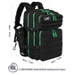 Military Tactical Backpack for Men and Women 45L Army 3 Days Assault Pack Bag Large Rucksack with Molle System Black Green