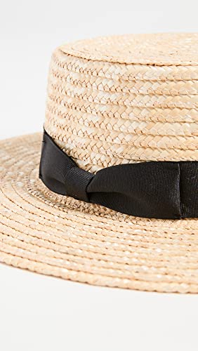 Women's Spencer Straw Boater Hat