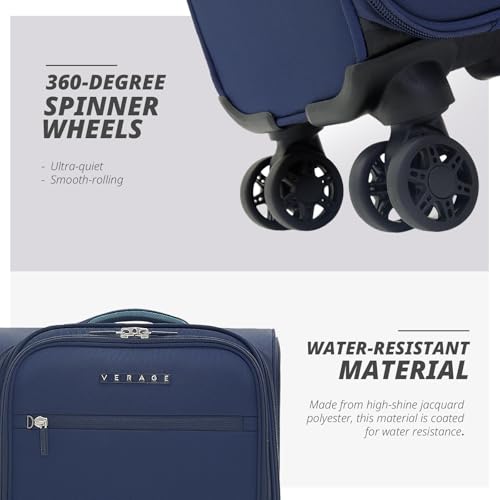 Underseat Carry On Luggage with Wheels
