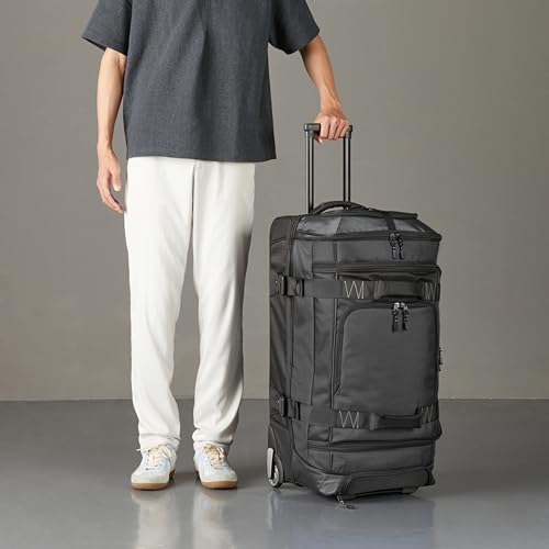 30 Inch Large Rolling Duffel Bag with Wheels and Handle