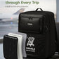 Padded Stroller Bag for Airplane with PU Leather Pocket Design