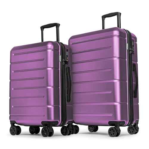 Luggage Sets 2 Piece Suitcase Set Hardshell 20 inch (2 Count)