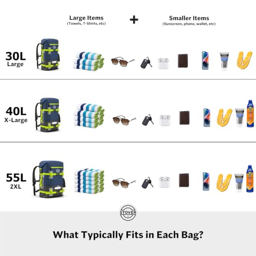 30L Waterproof Dry Backpack & Phone Case