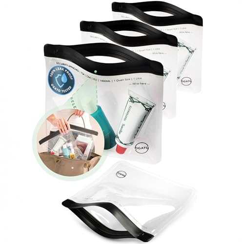 Clear Toiletry Bag (3 Count)