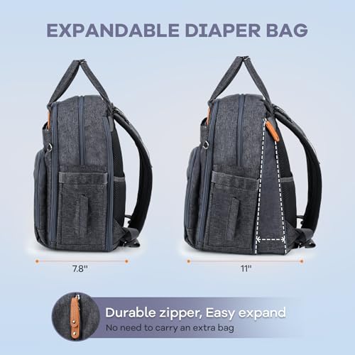 Baby Diaper Bag Backpack with Changing Pad