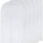 Garment Bag Clear for Long Dress 24'' x 60'' Zippered Garment Bags for Hanging Clothes White Breathable Full Zipper Dust Cover for Clothes Storage Closet Pack Of 6