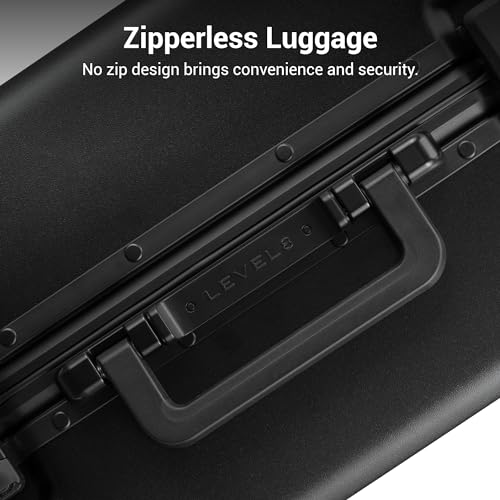 Zipperless Carry On Suitcase Airline Approved with Aluminum Frame