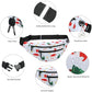 Large White Christmas Fanny Pack with 4