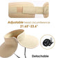 Womens Sun Hat with Ponytail Hole Wide Brim Beach Straw Visor