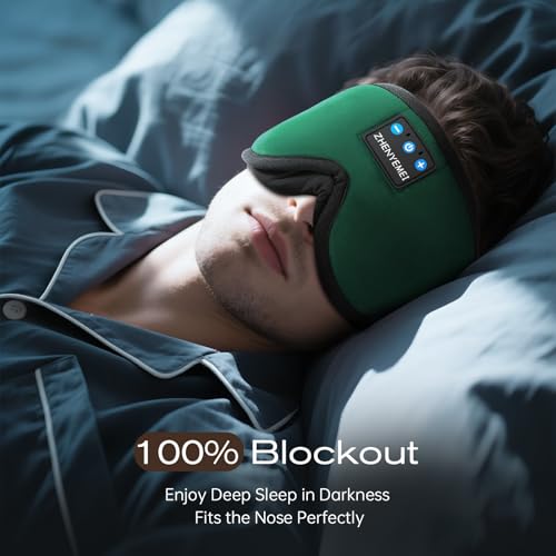 3D Sleep Mask with Bluetooth Headphones