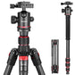 66" 168cm Carbon Fiber Camera Tripod with 360° Ball Head