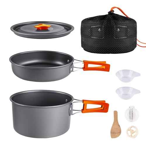 8pcs Camping Cooking Set for 1