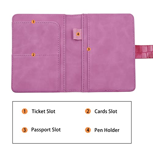 Premium Leather Passport Holder Covers Case
