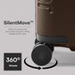 Checked Expandable Suitcase