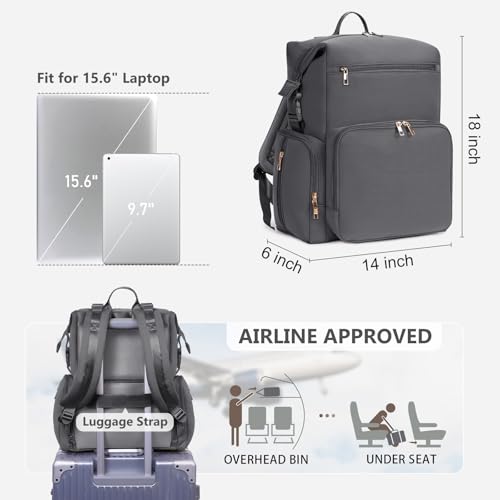 Neoprene Diaper Bag Backpack with Insulated Pockets