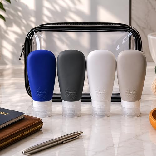 Travel Bottles for Toiletries (4 Count)