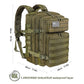 Military Tactical Backpack for Men and Women 45L Army 3 Days Assault Pack Bag Large Rucksack with Molle System Army Green